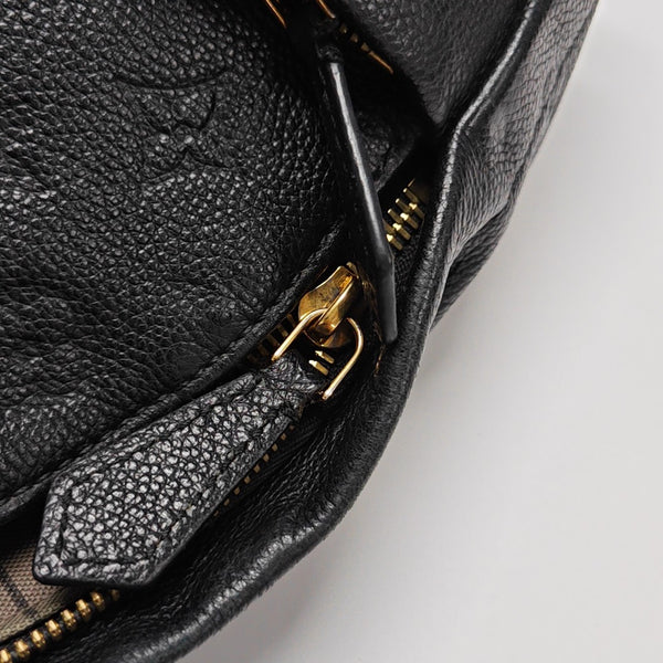 SORBONNE Monogram Calfskin Black