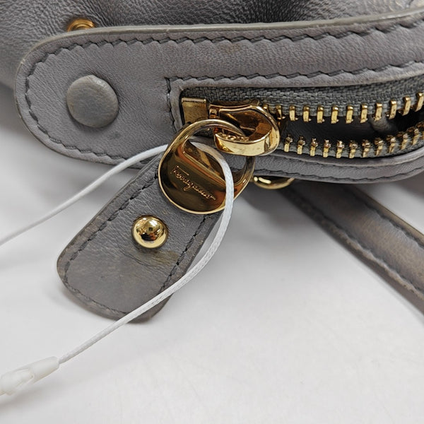 Quilted Lambskin Gray