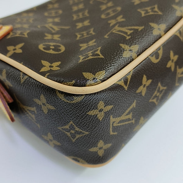 HUDSON PM Monogram Coated Canvas Brown