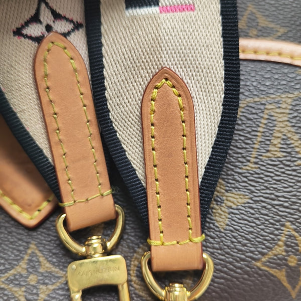 DIANE Monogram Coated Canvas Brown