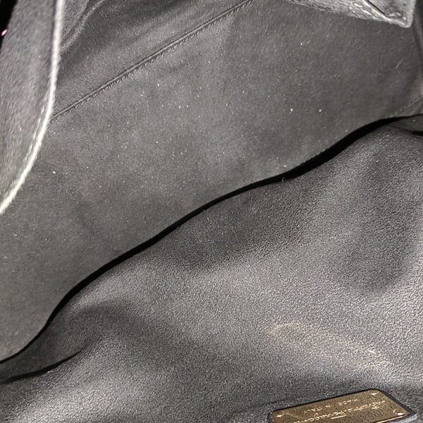 Calfskin Shoulder Bag Black