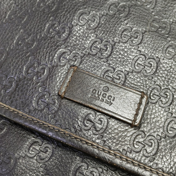 GG Imprime Monogram Calfskin Brown