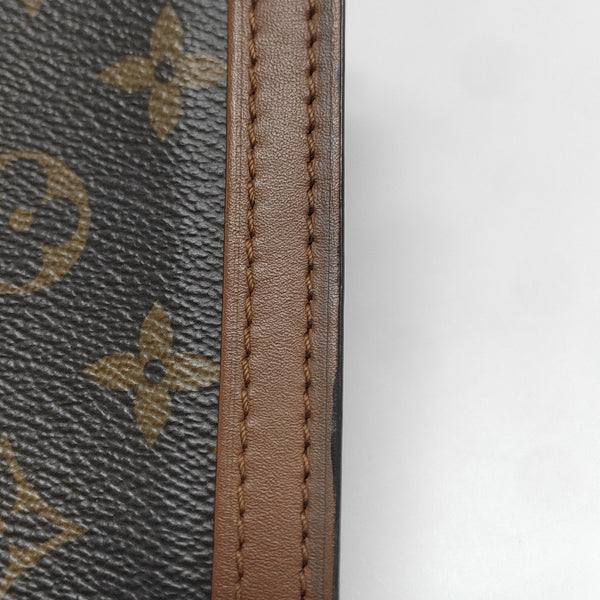 DAUPHINE MM Monogram Coated Canvas Brown