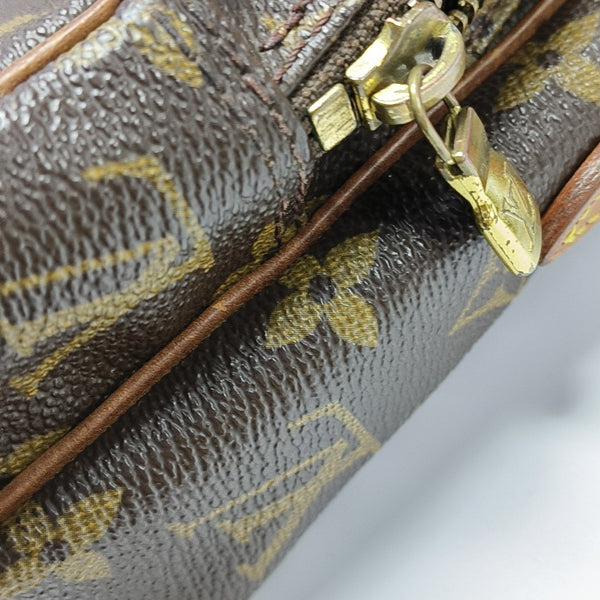 AMAZON Monogram Coated Canvas Brown