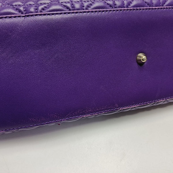 Dior Soft Cannage Calfskin Purple