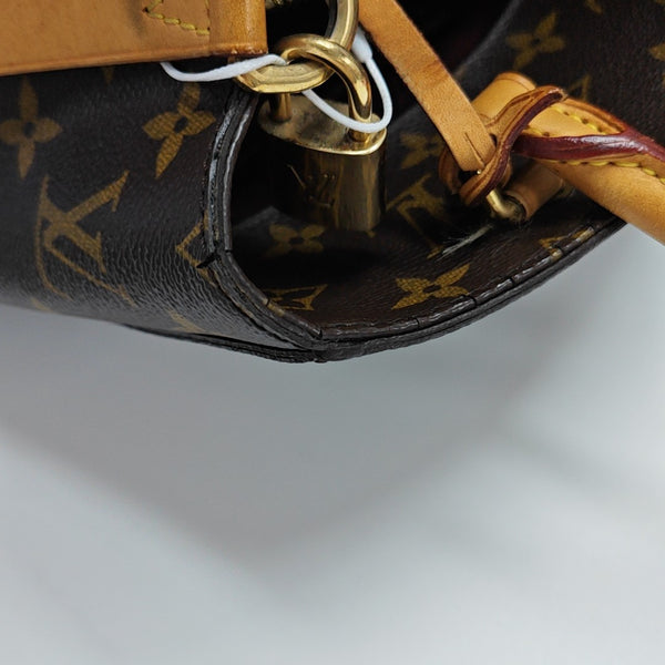 MONTAIGNE Monogram Coated Canvas Brown