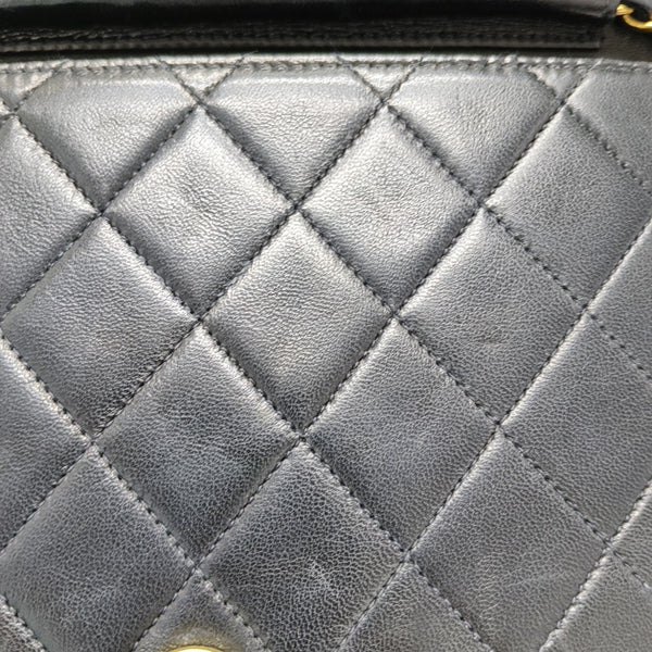 Quilted Lambskin Black