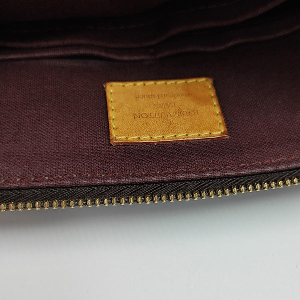 TURENNE Monogram Coated Canvas Brown