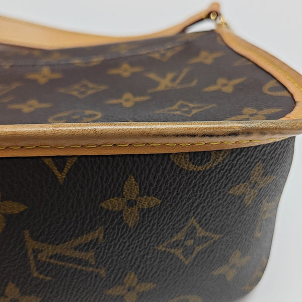 DIANE Monogram Coated Canvas Brown