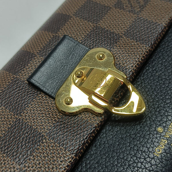 VAVIN Damier Ebene Coated Canvas Brown