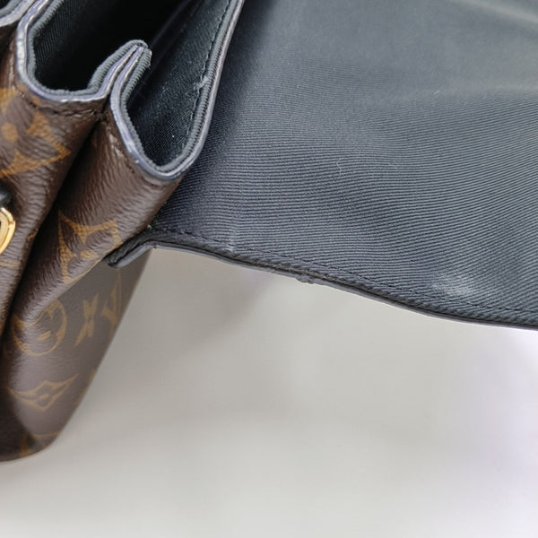 GEORGES BB Monogram Coated Canvas Brown