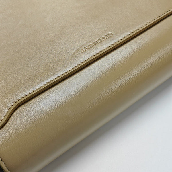 Calfskin Shoulder Bag Medium Beige