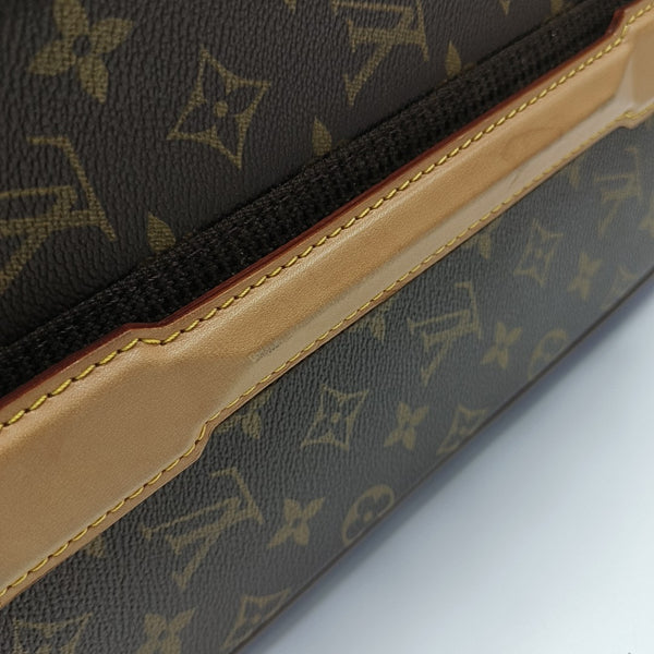 PEGASE Monogram Coated Canvas Brown
