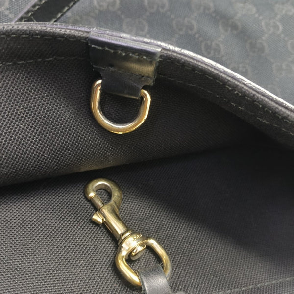 Monogram Canvas Top Handle Bag Black
