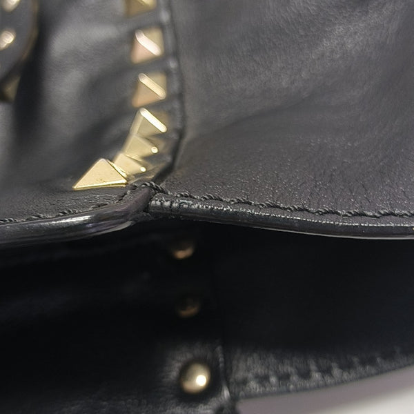 Calfskin Shoulder Bag Black
