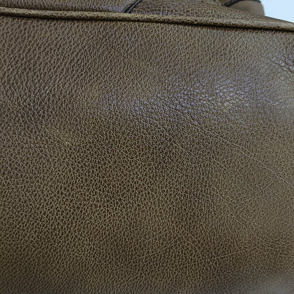 Calfskin Shoulder Bag Brown