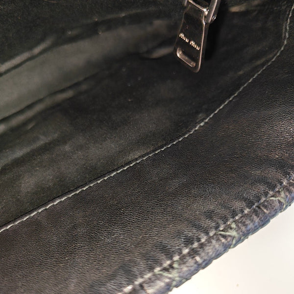 Lambskin Shoulder Bag Black