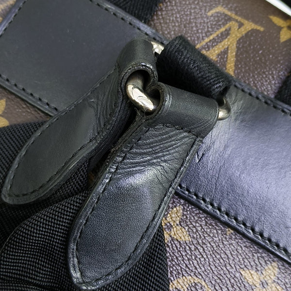 CHRISTOPHER MM Monogram Coated Canvas Brown