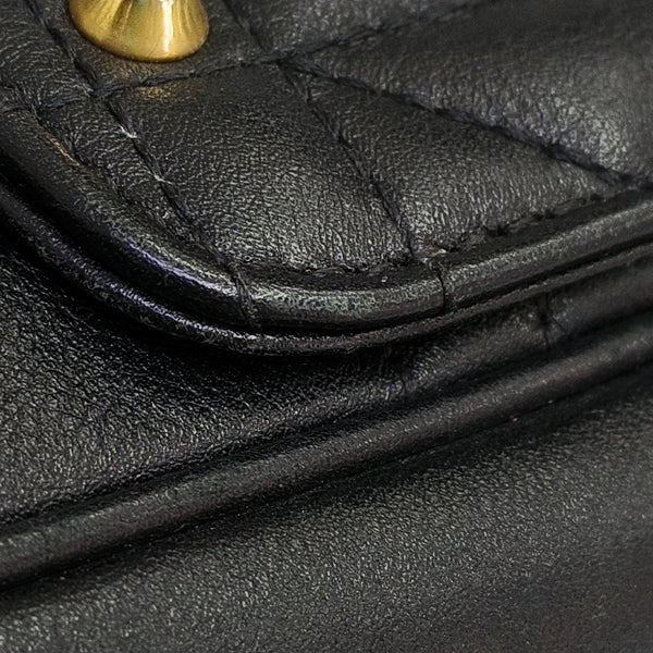 GG Marmont Medium Quilted Calfskin Black
