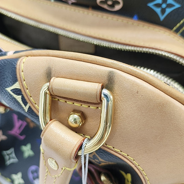 LV × TM CLAUDIA Monogram Coated Canvas Black