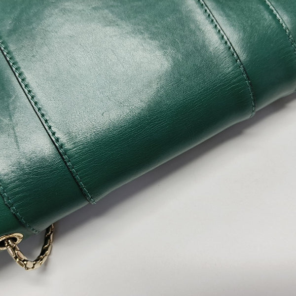 SERPENTI FOREVER Medium Calfskin Green