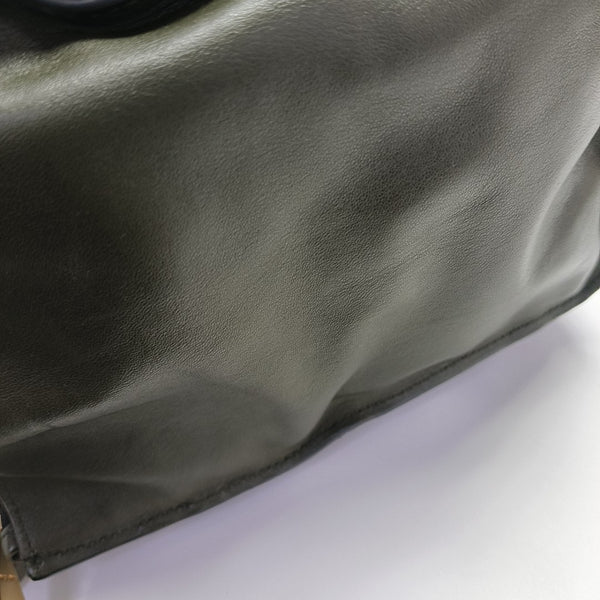 Quilted Lambskin Shoulder Bag Green