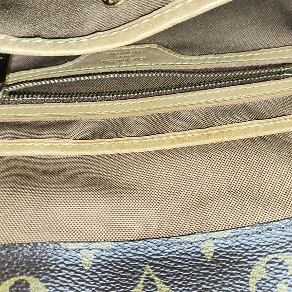 VINTAGE VAVIN GM Monogram Coated Canvas Brown
