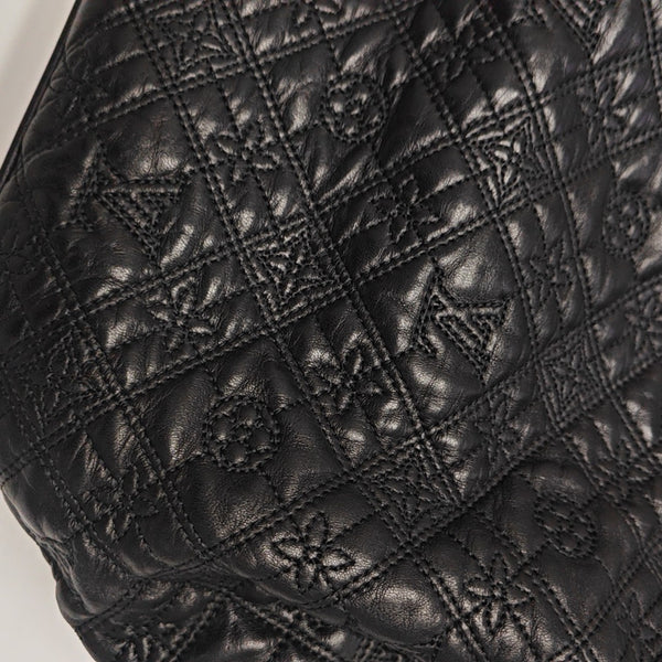 LILIA Monogram Calfskin Black
