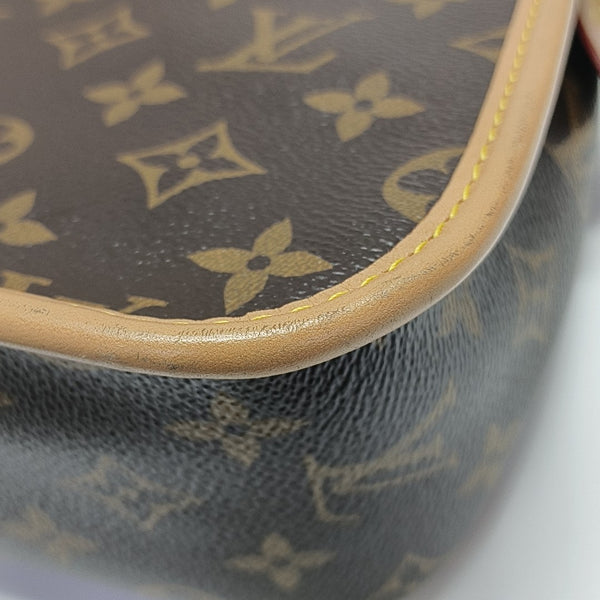 DIANE Monogram Coated Canvas Brown