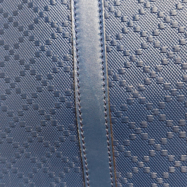 Leather Shoulder Bag Blue