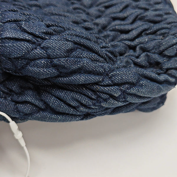Crystal Quilted Denim Blue