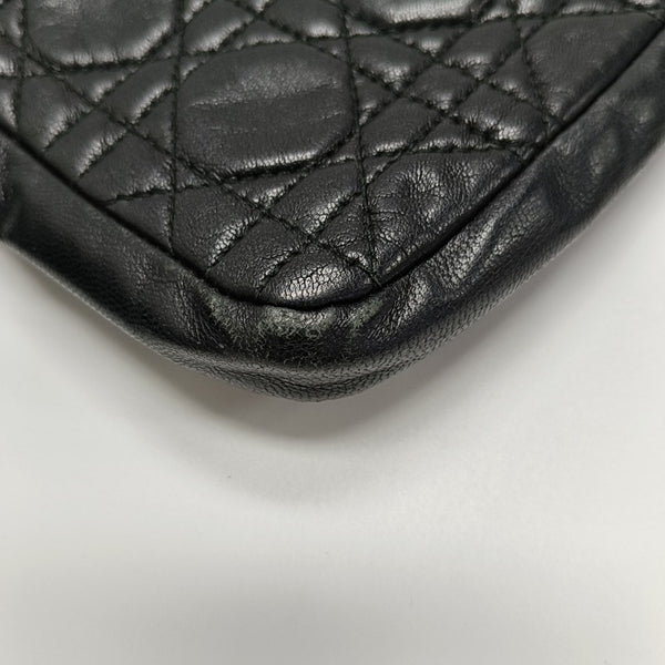 Authenticated pre-owned Miss Dior Cannage Calfskin Black - Shoulder Bag at Looply