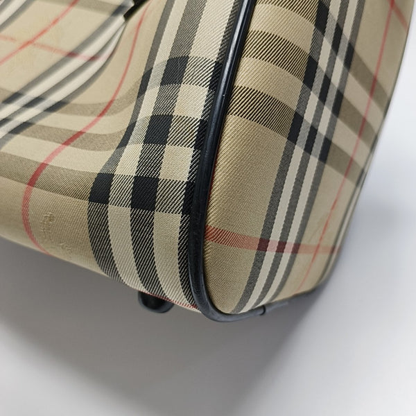 Canvas Top Handle Bag Beige