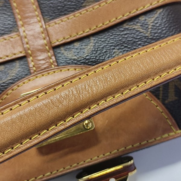 DUFFLE Monogram Coated Canvas Brown