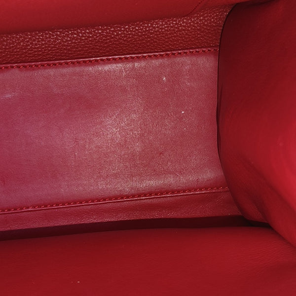 CITY STEAMER PM Calfskin Red