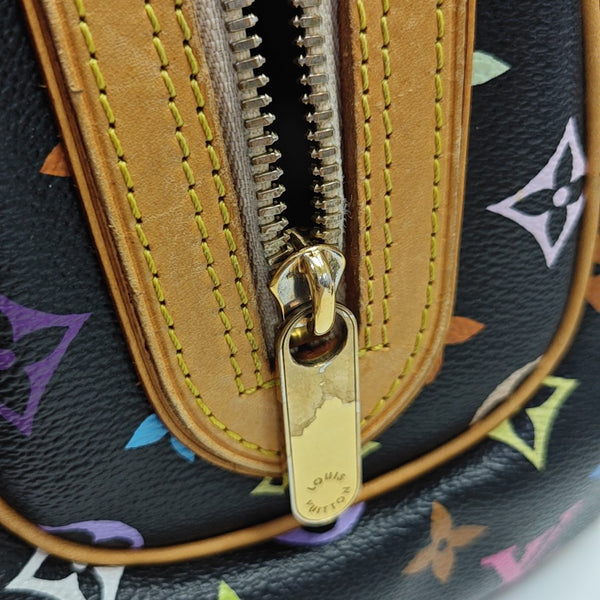 LV × TM PRISCILLA Monogram Coated Canvas Black