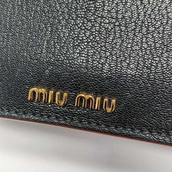 My Miu Calfskin Black