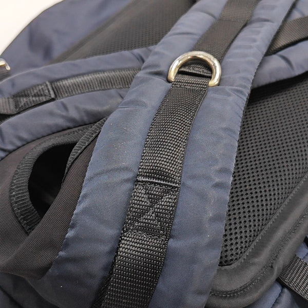 Nylon Backpack Blue