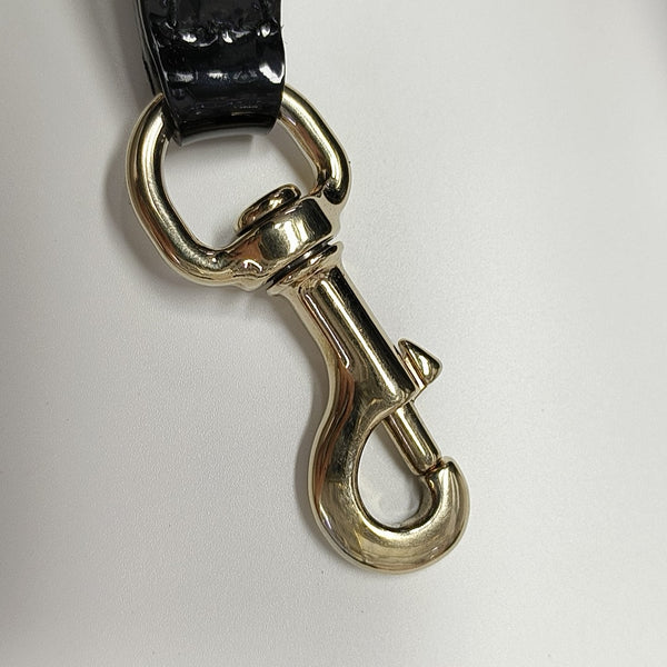 Microguccissima Monogram Patent Leather Black