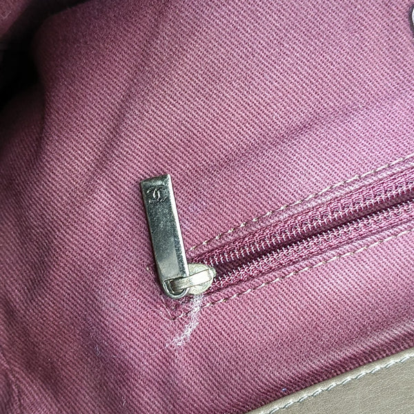 LUXURY LINE Quilted Calfskin Gray