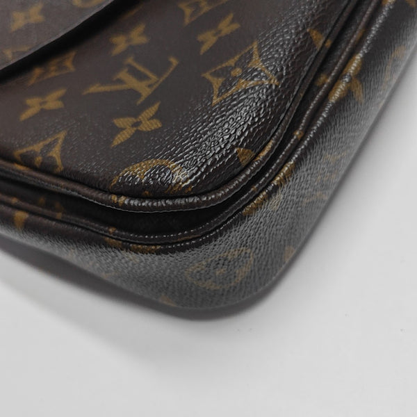 MÉTIS MM Monogram Coated Canvas Brown