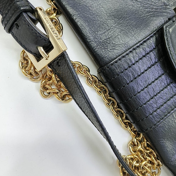 Baguette Quilted Calfskin Black