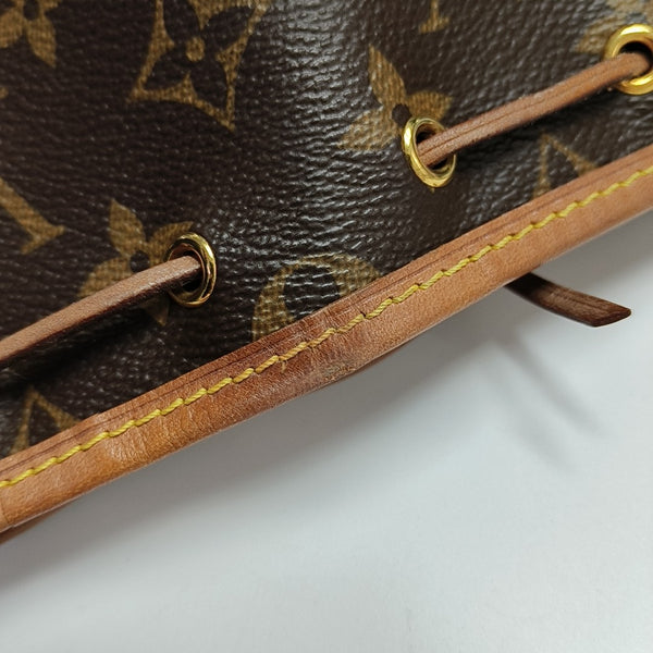 NÉONOÉ Nano Monogram Coated Canvas Brown