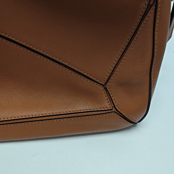 Puzzle Medium Calfskin Brown