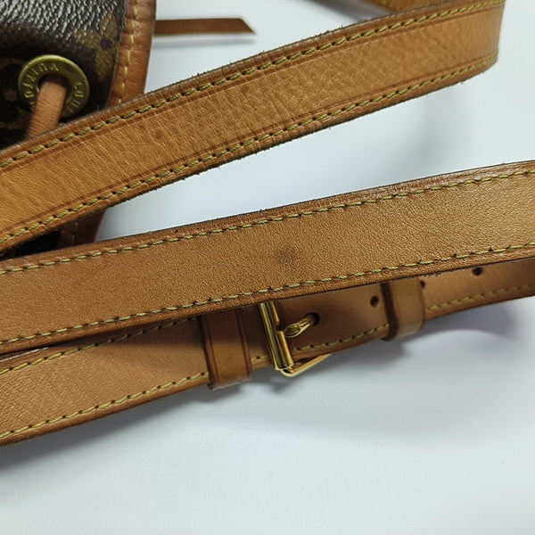 NOÉ BB Monogram Coated Canvas Brown