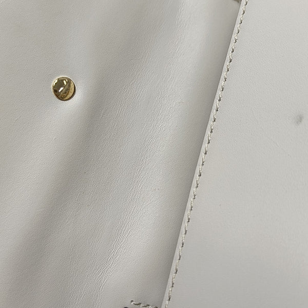 Sylvie Mini Calfskin White