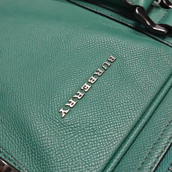 Calfskin Top Handle Bag Green