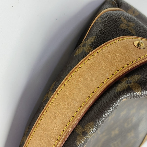 TULUM PM Monogram Coated Canvas Brown