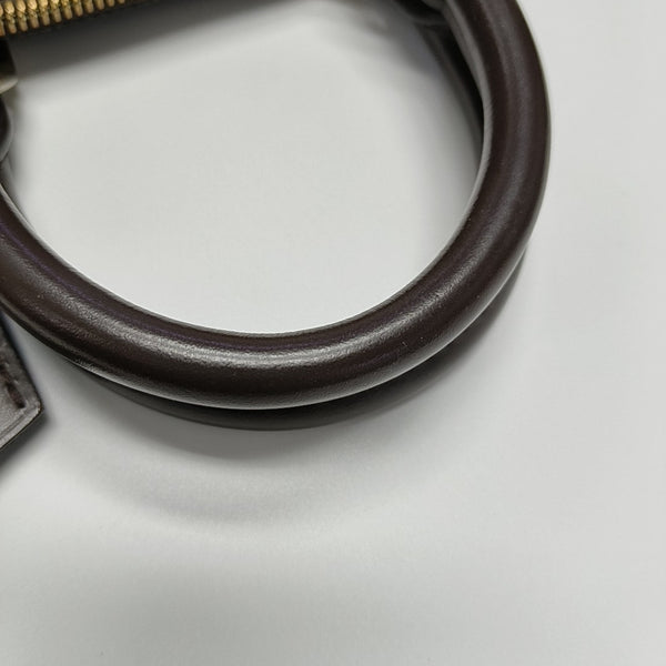 ALMA BB Damier Ebene Coated Canvas Brown