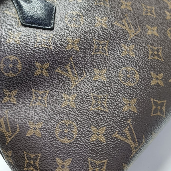 ALMA BNB MM Monogram Coated Canvas Brown